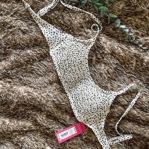 Scrunchy Spotted Bikini Top